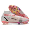 Mens High Top Soccer Shoes Cr7 Mercurial Superfly 8 Elite 14 FG 회사 그라운드 클리트 야외 Neymar Cristiano Ronaldo Acc