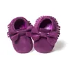 Primeiros caminhantes sapatos bebê nascido meninas meninos mocassins sneakers toddler franja solada macia calçado antiderrapante