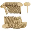 Autres fournitures de jardin Étiquettes de pépinière 50 pcs Étiquettes de plantes en bois Marqueurs de légumes de graines Signe étanche Stakes Outils de jardinage Accessoires pour la maison