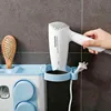 Multifunctionele badkamer accessoires automatische tandpasta dispenser met zuignap tandenborstelhouder muur mount plank 210423
