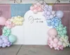 Décoration de fête Macaron Ballons Guirlande Arc Blanc Or Confettis Ballon De Mariage Anniversaire Globos Décor Enfants Baby Shower