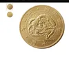 JP (27) Giappone 10 Yen placcato oro asiatico artigianale Meiji 3 anni copia moneta accessori per la decorazione della casa