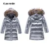 -30 derece Rusya Kızlar Kış Ceket 2020 Yeni Kız Erkek Aşağı Giyim Parka Çocuklar Için Moda Ceket Kız Snowsuit 5-12 Yıl H0909