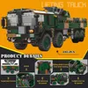 Xingbao Weapons WW2 Military Series Tank PZH2000 Crane Set Armored Truck Building Blocks MOC Bricks Educational Toys Boy kids X0902