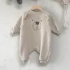 Milancel Baby Rompers Cartoon Girls Kläder Långärmad Spädbarn Spela Koreansk Baby 220106