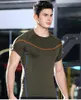 Men's T-Shirts 2022 Fitness Clothing High Elastic Quick-drying T-shirt Tight Sports Short Sleeves