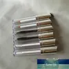 Arrival Plastic Lip Gloss Tube Empty Clear Mascara Bottle with Sivler Cap 5ML Elegant Acrylic Eyeliner 50pcs/lot