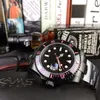 Fashionabla Blaken Watch Automatic Mechanical Movement 40mm All Black Dial Sapphire Glass 316 Precision Case rostfritt stål Watch274D