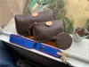 2021 Luxurys Women bag multi color straps crossbody womenbag 3 pieces set favorite shoulder bags round messenger womenbags301R