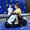 Neues Kinder-Elektromotorrad, dreirädriges Motorrad, ferngesteuertes Spielzeugauto, Jungen und Mädchen, Fahrt auf Elektroauto für Kinder