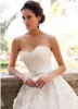 Glamous Sweetheart Boyun Gelinlik Vestidos De Novia 2012 Dantel Aplikler Kemer Bağlantı Gelin Gowns Robe Mariage