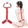 Brinquedos sexuais bdsm bondage engrenagem de engrenagem adulta produtos perna de punho de punho de algema de algemas escravos para mulheres casais1039102