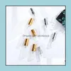 Andra hushållsundersökningar Hem Garden L Aluminium Er per flaska Bärbar Mini Travel Glass Trial Flaskor Atomizer 3 Färg Sample Parfum Drop