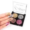 HANDAIYAN Palette di ombretti glitter professionali a 4 colori Trucco impermeabile Bellezza Corea Set di cosmetici Maquiagem occhi