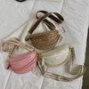 Gedrukte Letter Plaid Patroon Fanny Packs voor Dames Modieuze Ketting Taille Tas Vrouwelijke Pack Dames Breed Strap Crossbody 211214