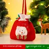 Kerstdecoraties Geschenkzakken Flanelette Candy Santa Snowman Deer Bundel Mond Apple Bag