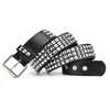 Cinturones Unisex Fashion Belt Rivet for WomenMen Studded Punk Rock con Pin Huckle Woman Black Ceinture Femme6317065