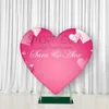 Party Decoration Banner Heart Shaped Tackdrop z niestandardowym drukowaniem grafiki