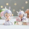 天使アニーの置物妖精の庭のミニチュア樹脂の装飾品ガールエルフ像の家の装飾部屋の装飾誕生日プレゼント211108