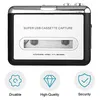 Digital Voice Recorder Cassete Player, USB 2.0 Portátil Tape Audio Walkman MP3 Converter USB Adaptador