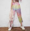 Herfst Dames Broeken Tie-Dye Fashion Casual Sport Broek Vrouwelijke Harembroek Dames Elastische Taille Casual Huis Broek 210514