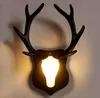 Creative Decor TV Background Light Wall Lamps Surface Mounted Nordic 8 Types Deer Antler Wal LED Bar Aisle