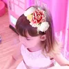 Blomma Fairy Hairhoop Party Favor Children's Pitys Tillbehör Simulerad Blommor Headband Girl's Lovely Hairband Performance Stage Headdresmt9i001325