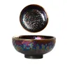 Ugnen bytte tianmu färgglada glasyr Jianzhan teacup keramik Kungfu Tea Set Single Cup Small Cups Bowls CL41302 Saucers