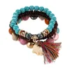 Beaded Strands Jewelry Beads Women Men Crystal Charm Bracelets Multilayer Bangles Candy Color Fashion Wholesale Lots Bulk Drop Fawn22