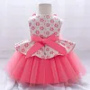 Summer Butterfly Dress For Baby Girl Christening Gown First 1st Birthday Party Clothing Toddler Clothes Infant Vestido Girl's Dresses