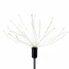 Lampe de pelouse extérieure 3V bricolage 90/120/150 LED lumière solaire cour jardin paysage décor - 90 blanc chaud