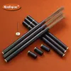 10g 15a handgjord kvalitet naturlig Kina Hainan Oudh Wood Recense Stick Agarwood Ebony Wood Tube With Burner Holder Censer Flavoring Home Air Freshener Room doft