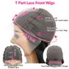 13x6x2 Körperwellen-Lace-Front-Perücke, vorgezupftes Babyhaar, vorgezupft, 250 Dichte, transparente Spitze-Frontal-Perücke, Echthaar-Perücken für Frauen, T-Perücke