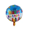 Bütün 18 inç doğum günü balonları 50pcslot alüminyum folyo balonlar doğum günü partisi dekorasyonları birçok desen karışık1681506