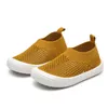 Printemps été automne bébé garçons et filles décontracté couleur bonbon maille tricoté chaussures enfants mode respirant 210508