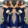 navy boho brautjungfer kleid