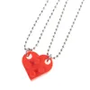 2021 Par Brick Heart Pendant Shaped Necklace For Friendship 2 Two Piece Jewelry Made With Lego Elements Valentine039S Day G6796192