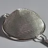 Tea Leakages Net Stainless Steel Gold Plated Filter Screen Strainers Muti Colors Funnel Metal Ceramics Decorative Handle JJD10903