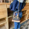 Little Girl Fashion Handbags PU Chain Shoulder Package Exquisite Practical Classic Print Style Bags Holiday Gift