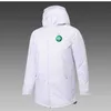 Mens Association Sportive de Saint-Etienne Down Winter Outdoor Leisure Sports Coat Outerwear Parkas Team Emblem Customized