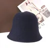 Beanie/Skull Caps 2022 Autumn and Winter Sticked Fisherman's Hat Female Fashion Solid Color Wild Painter Trend Concise Drop Delm22