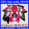 OEM-Spritzgussform für Suzuki GSX-R750 Pink Schwarz K6 600CC GSXR-750 GSXR600 06–07 Körper 21No.124 GSXR 600 750 CC GSX-R600 750CC 2006 2007 GSXR-600 GSXR750 06 07 Verkleidungen