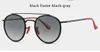 Merkontwerper Klassieke ronde zonnebril rijden Brillen Metalen gouden frame Bril Heren Dames Zonnebrilglas Lens1021103