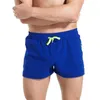 Elastic Mens Running Shorts Gym Training Workout Fitness Short Pant Summer Beach Swim Board Spandex Sport Underwear Boxer Correr