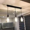 Plafoniere E27 Presa Lampada a Led Vintage Oro Argento Nero Alloggiamento Lampadario Illuminazione a sospensione Decorazioni per la casa