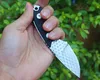 High End Survival Straight Knife VG10 Damascus Steel Drop Point Blade Full Tang G10 Handle Fixed Blade Knives With Kydex