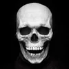 Maska Halloween Maska lateksowa Maska czaszki Horror Dekoracja Pełna głowa Maska czaszki Kask Ruchoma szczęka Masque Prezenty Kostium imprezowy Maska L230704
