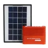 Solarbetriebenes System 3.7V 4400mAh Li-On-Akku USB-tragbarer Notlicht-Camping