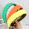 Mode frauen stirnband frische süßigkeiten farbe frühling haarband rutschfeste zähne headwear mädchen fost haarschmuck