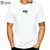 T-shirts pour hommes Ukraine T-shirt Personnaliser Coton Gents Mignon Humour Printemps Trend319y